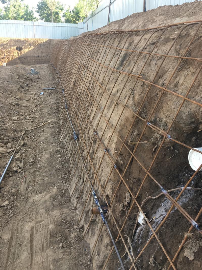 青岛李沧区边坡加固